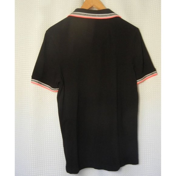 Louis Ferauo black golf, tennis polo shirt Medium 38" chest, women's polo - Picture 2 of 9